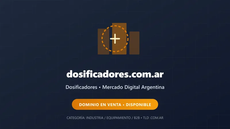 Identidad gráfica y activo digital para Dosificadores en Argentina